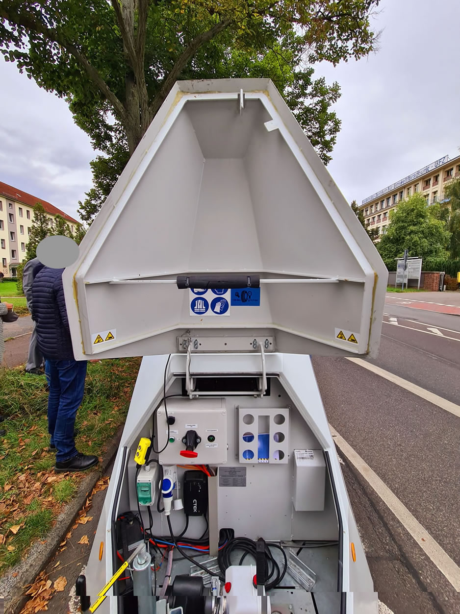 Technik des Blitzeranhängers